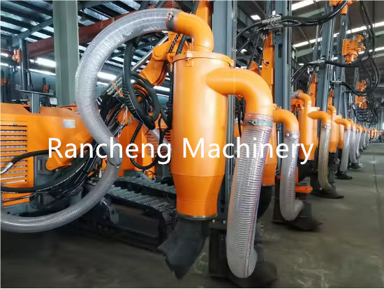 Equipo de perforación hidráulico de superficie con martillo en fondo (DTH) separado para minería a cielo abierto