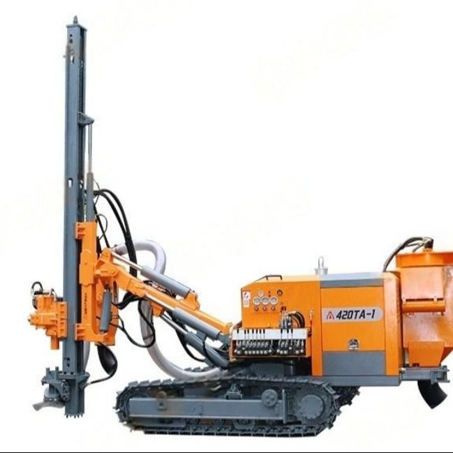 Tipo integrado Equipo de perforación DTH portátil Minería Roca dura Explosión Agujero Equipo de perforación DTH hidráulico