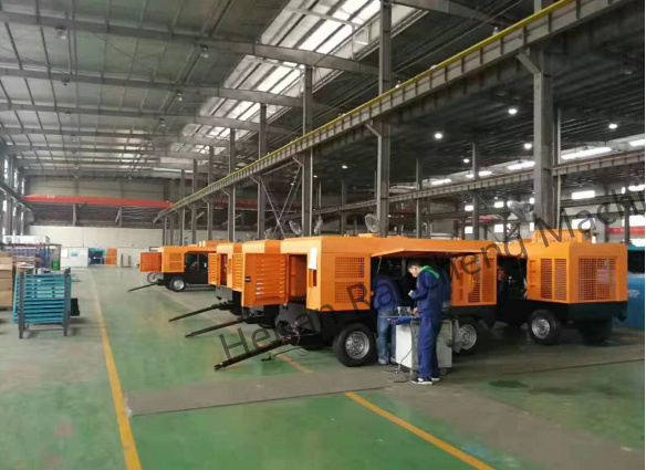 KSCY-400/14.5K Compresor de aire de tornillo portátil con motor Cummins
