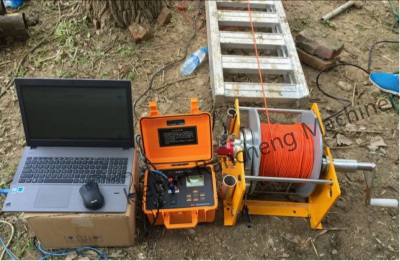 300m Equipo geofísico Agujero de pozo de agua Herramienta de registro de registro Sistema de registro de medición de resistencia aparente