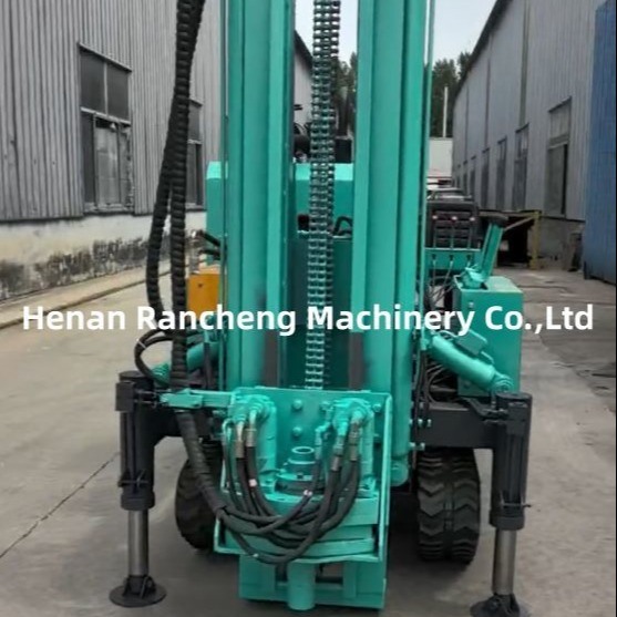 Pistas de caucho Tipo Minería Pequeño conductor de pila hidráulica Rastreador por la plataforma de perforación de agujeros