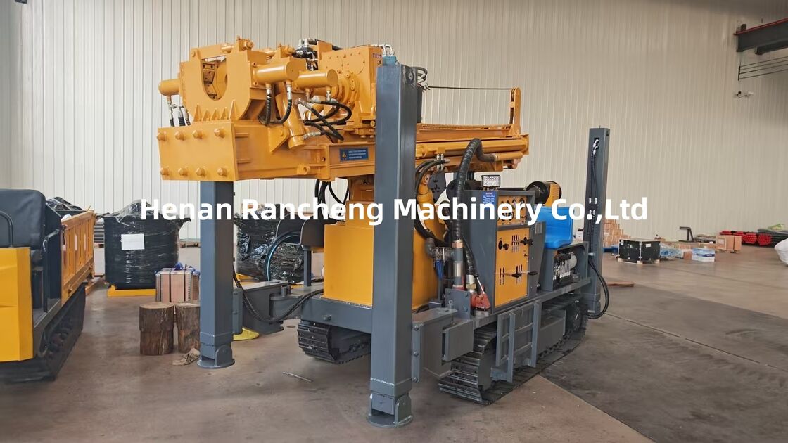 Profundidad del pozo de agua de 300 m Tipo de máquina de perforación de tipo de rastreador Máquina de perforación de 85 kW Motor Yuchai