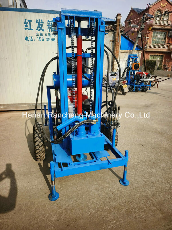 Profundidad de perforación de 150 m Máquina de perforación de pozos de agua portátil con diámetro de agujero de 450 mm