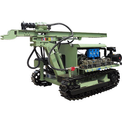 90 mm - 140 mm Dia DTH Equipo de perforación de 45kw Motor diesel hacia abajo el agujero de perforación