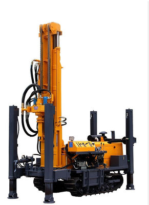 Máquina de perforación montada en una plataforma de perforación de 180 m de profundidad 55 kW 90 mm - 300 mm Dia