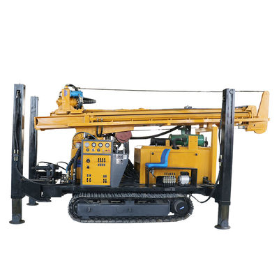 Máquina de perforación de pozos hidráulicos de 70 kW Motor diesel 260m Profundidad de perforación