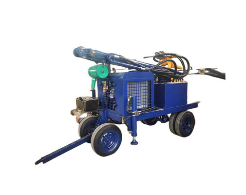 Máquina de perforación de agujeros de 180 metros de profundidad 55 kW Motor 90 mm - 300 mm Dia 5200 kg