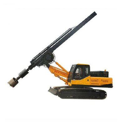 El cilindro de aceite hidráulico de perforación rotativa 15m / 20m Profundidad 110KW Motor Cu-mmins