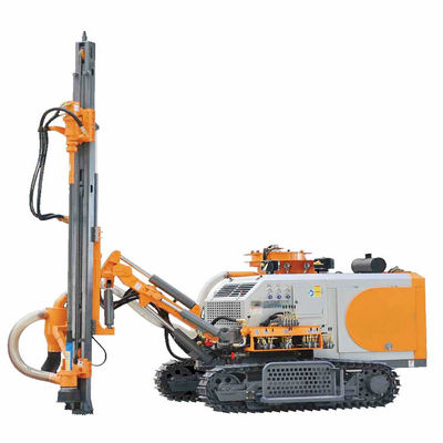 Profundidad 22m DTH hacia abajo de la plataforma de perforación de agujeros 193HP Motor diesel 80mm - 118mm Rango de agujeros