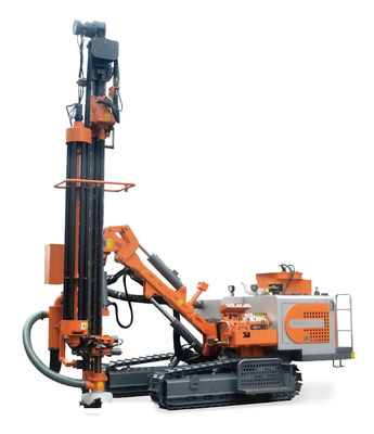 Profundidad de perforación de 23 m Rastre hidráulico DTH Rig de perforación 125 HP Motor diesel