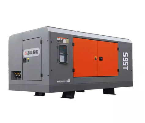 Presión de trabajo de 24 bar Compresor de aire de perforación 295KW Potencia 30m3 / min Capacidad
