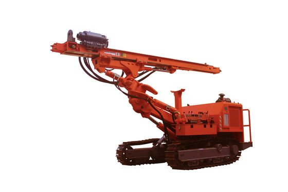 Profundidad de perforación de 80 m DTH Rig de perforación de 102 HP Motor diesel