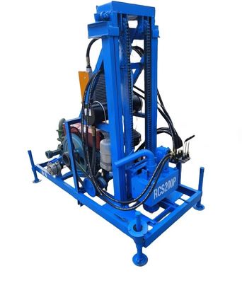 Máquina de perforación de agua portátil de 100 mm - 450 mm con dos ruedas de 150 m de profundidad