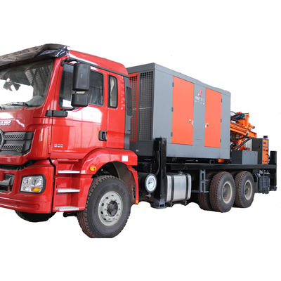 RCF200T Máquina hidráulica de perforación de pozos de agua/200m Rig de perforación de pozos de agua montado en camión/6X4 Rig montado en camión