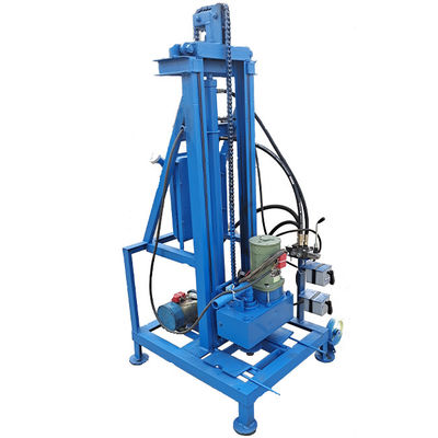 Máquina de perforación de pozos de agua portátil con cilindro hidráulico de 100 m de profundidad Dia de perforación de 51 mm