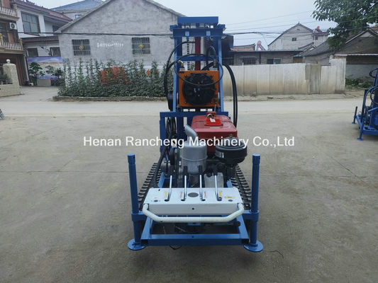 RCS200C Crawler montado en una plataforma de perforación de pozos de agua portátil pequeña de 150 m