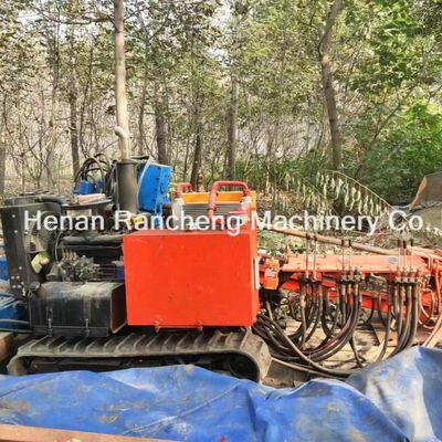 60-80m de profundidad Pequeña máquina de perforación hidráulica con motor diésel de 32 HP