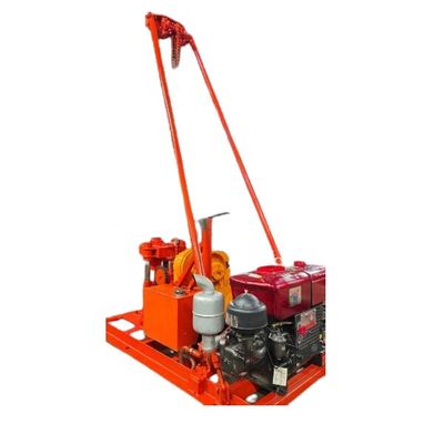 Máquina portátil de perforación de núcleo hidráulico de 150 m de exploración