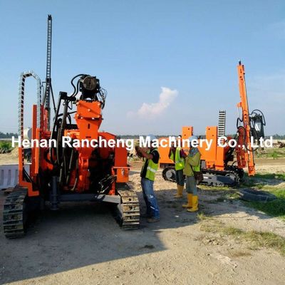 20 - 100m Profundidad de rastreo conductor de pila solar hidráulica con torque de 7000N.M