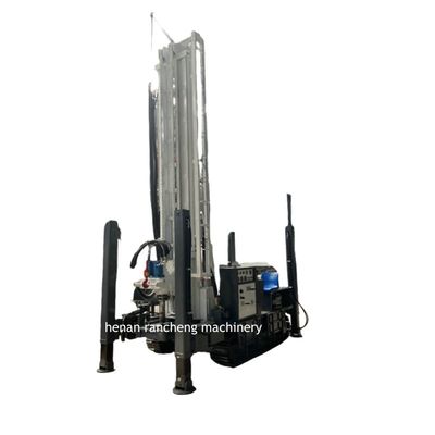 Europa 350m Crawler Rig de perforación de pozos de agua de roca dura con 91KW de potencia