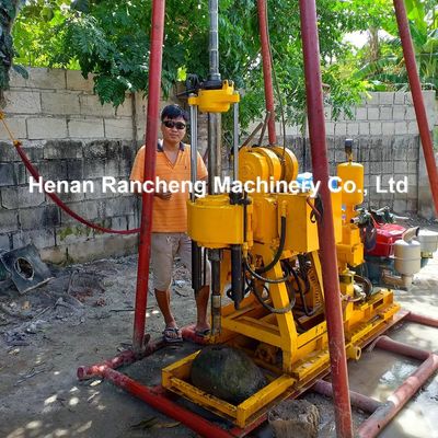 130m / 150m / 200m Profundidad Pequeña plataforma de perforación de agujeros con carga nominal de 18T