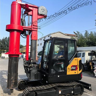 RCQ-10C Mini Rig de perforación hidráulica para pilas 10m de profundidad con velocidad de rotación de 10-45RPM R/Min
