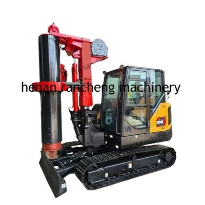 RCQ-10C Mini Hidráulico de rodadura de pilas Rig Kubota motor diesel 2000 mm ancho del chasis