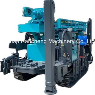 Máquina de perforación de pozos de agua de 350 metros de altura con motor diesel de 91 kW