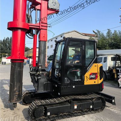 Profundidad de 10 m Mini pilar hidráulico rotativo Kubota Motor diesel 9.3T Peso