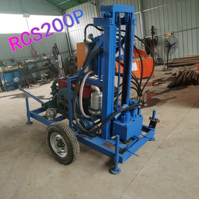 Perforadora de pozos de agua portátil con rosca de tornillo totalmente automática diésel de 150 m y 16,2 kW