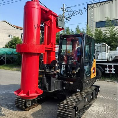 RCQ-10C Mini Plataforma de pilotes rotatoria hidráulica con motor diésel Kubota 36KW