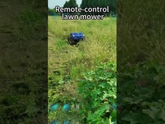 Cortador de césped híbrido de cuatro ruedas de control remoto de tipo rastreador 20 mm-180 mm Alturas de corte